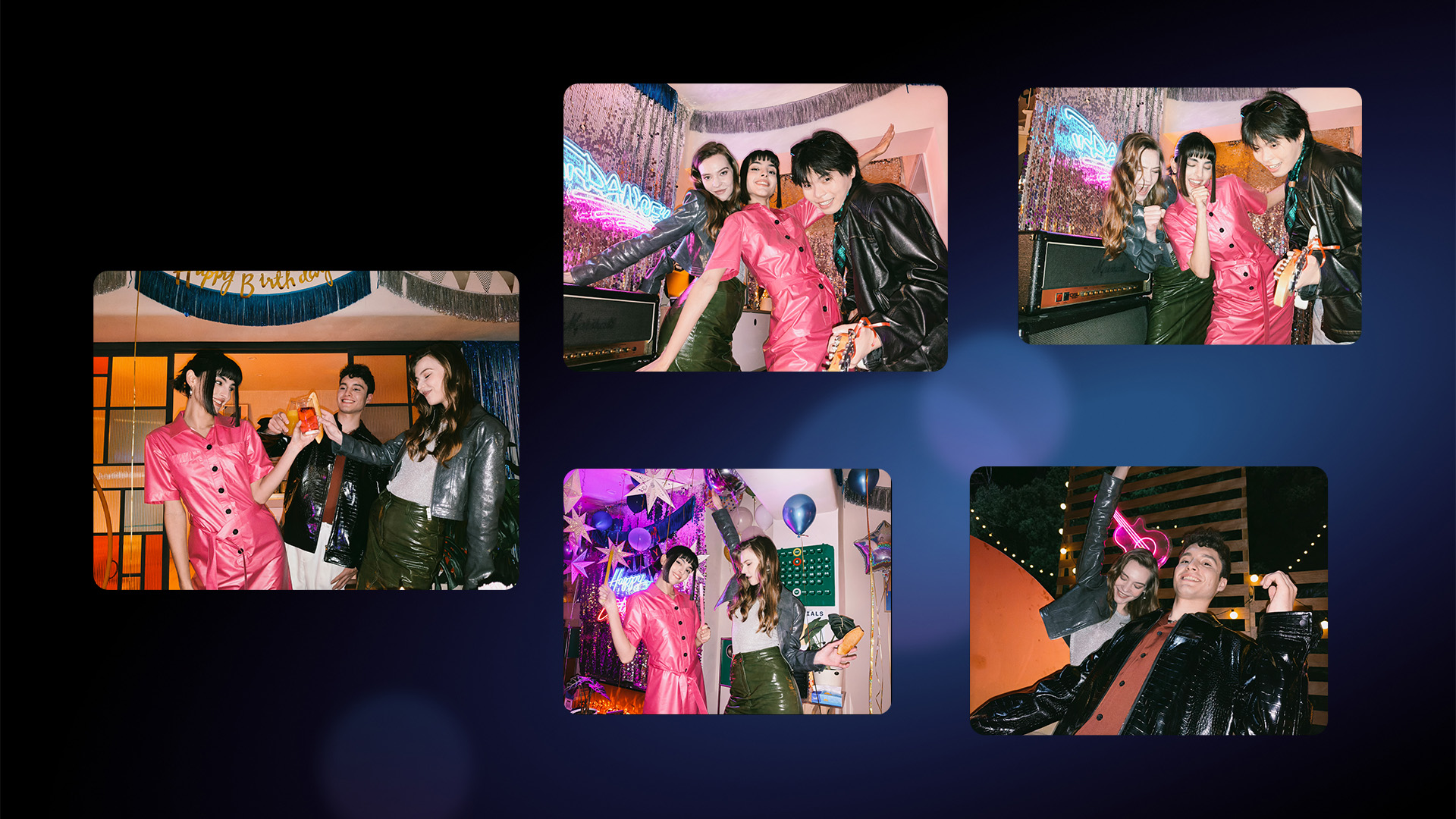 Galería de fotografía con flash AI